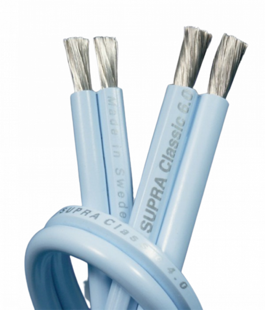 Supra Cables Classic 2x6.0 Blue